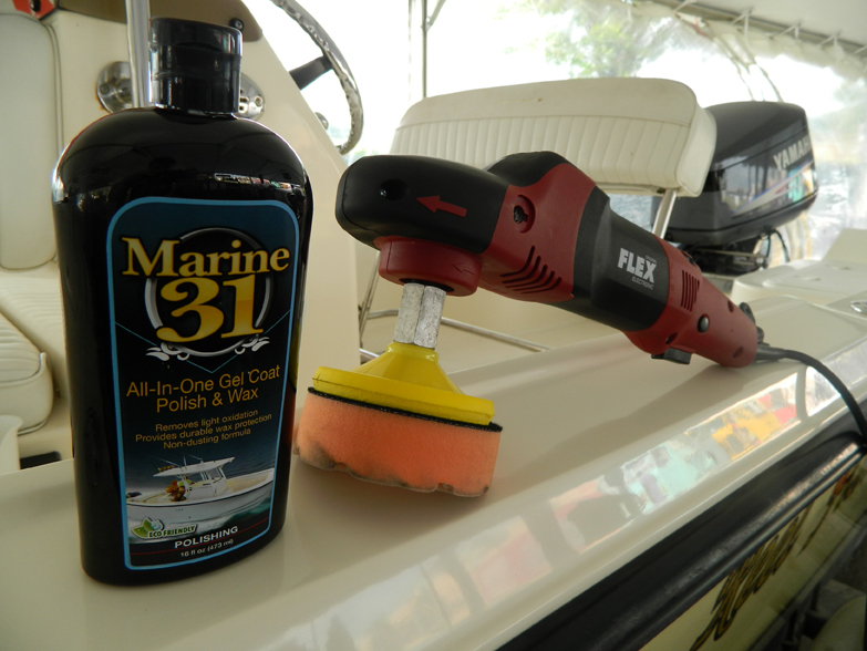 Polishing a Boat @ Detail Fest w/Marine 31 Waxes, Cleaners